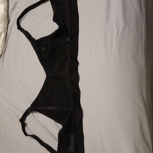 NWOT Basics-  breastfeeding bra black - never used or worn . Size large - Picture 2 of 4